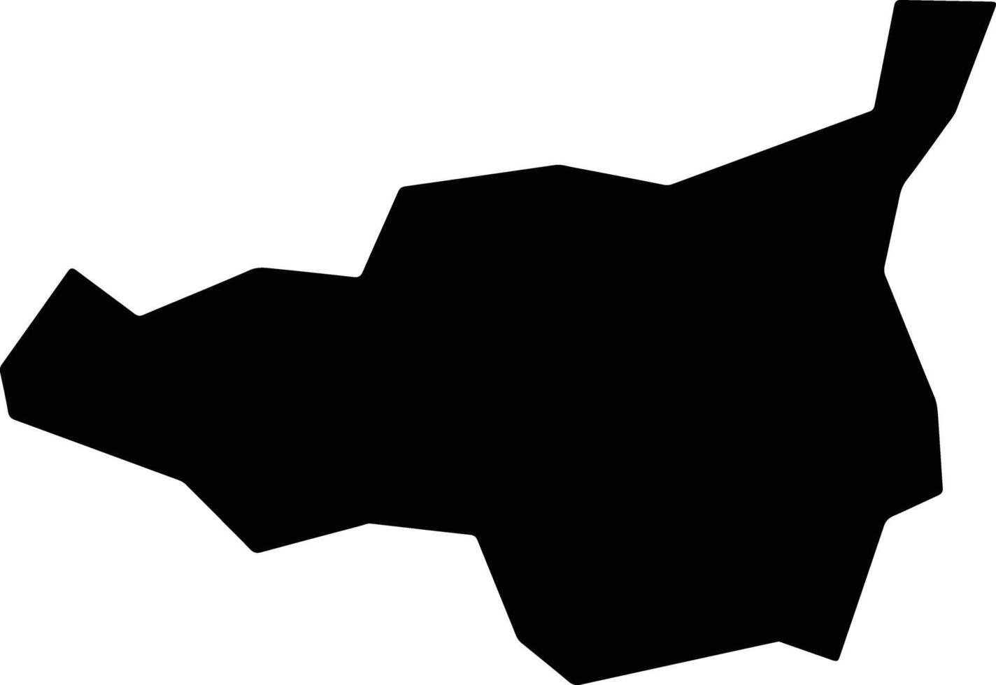 Seara Brazil silhouette map vector