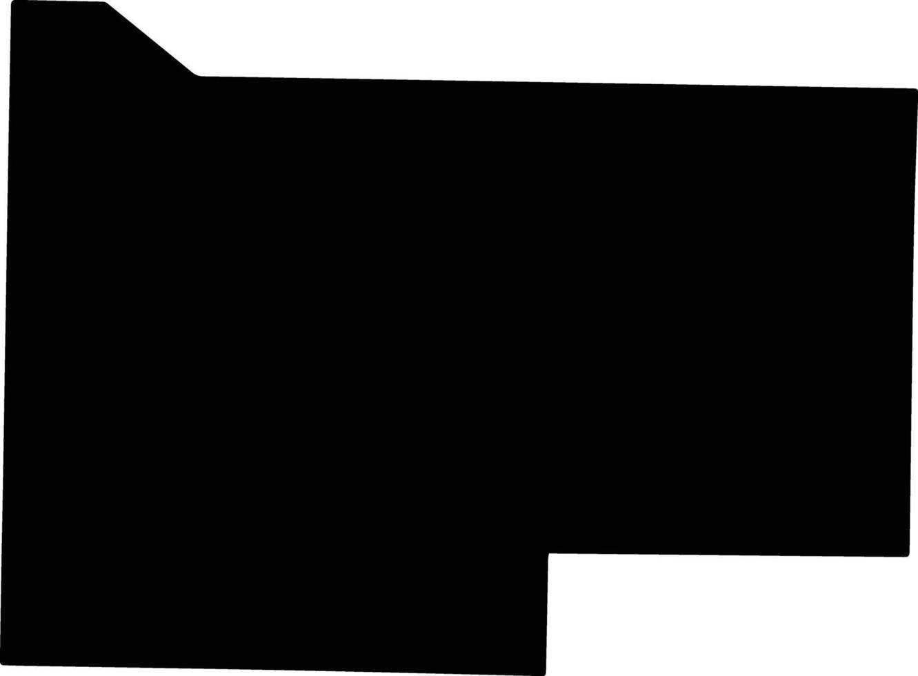 Searcy United States silhouette map vector