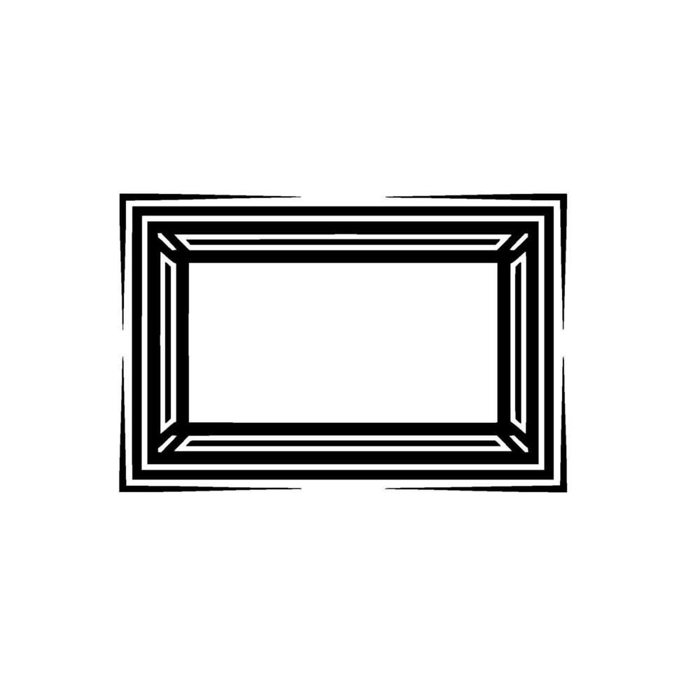 Geometric Frame, Minimalist , Modern Composition vector