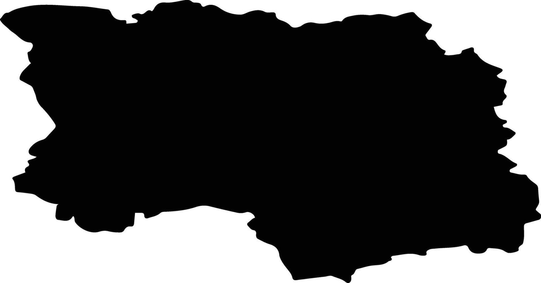 Sebezhsky District Russia silhouette map vector