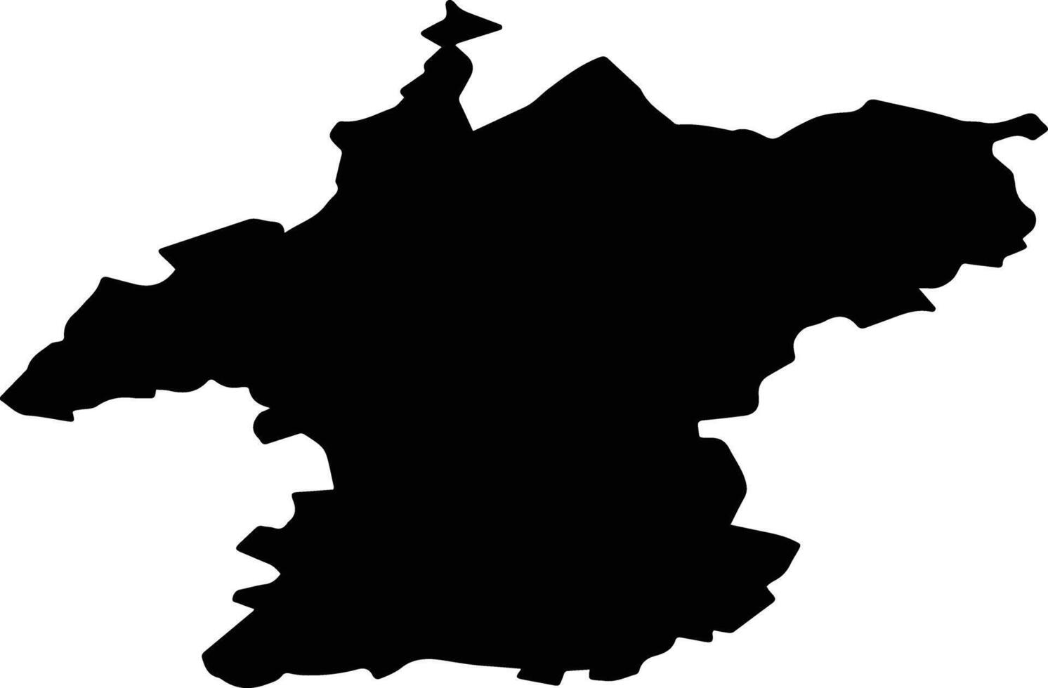Sechenovsky District Russia silhouette map vector