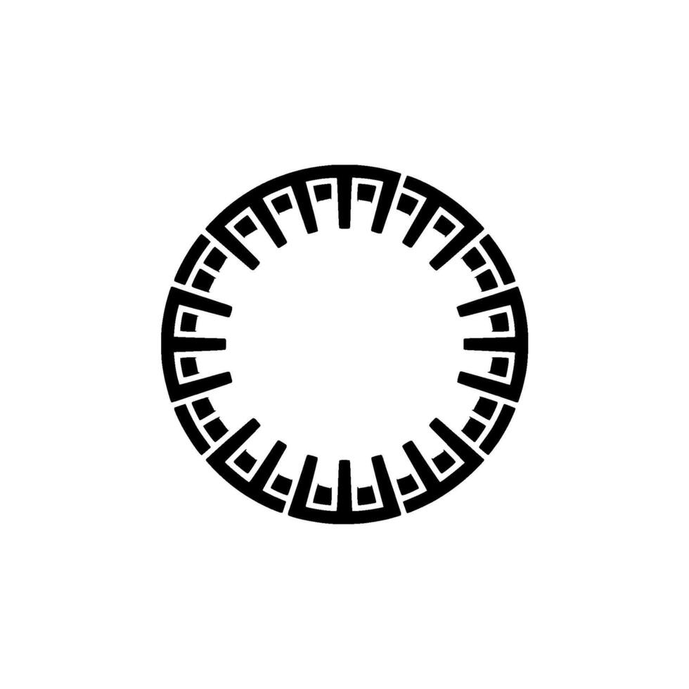 Geometric Circle, Abstract Halo, Minimalist vector