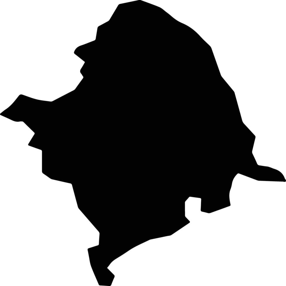 Seftigen Switzerland silhouette map vector