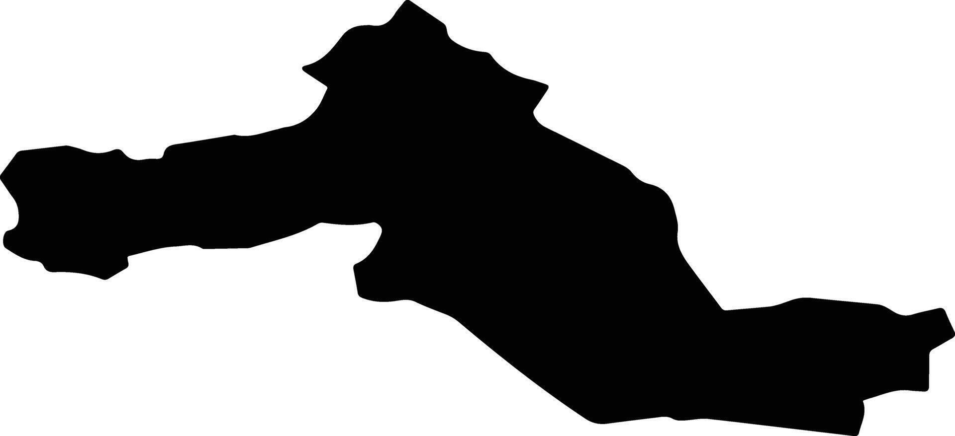 See Gaster Switzerland silhouette map vector
