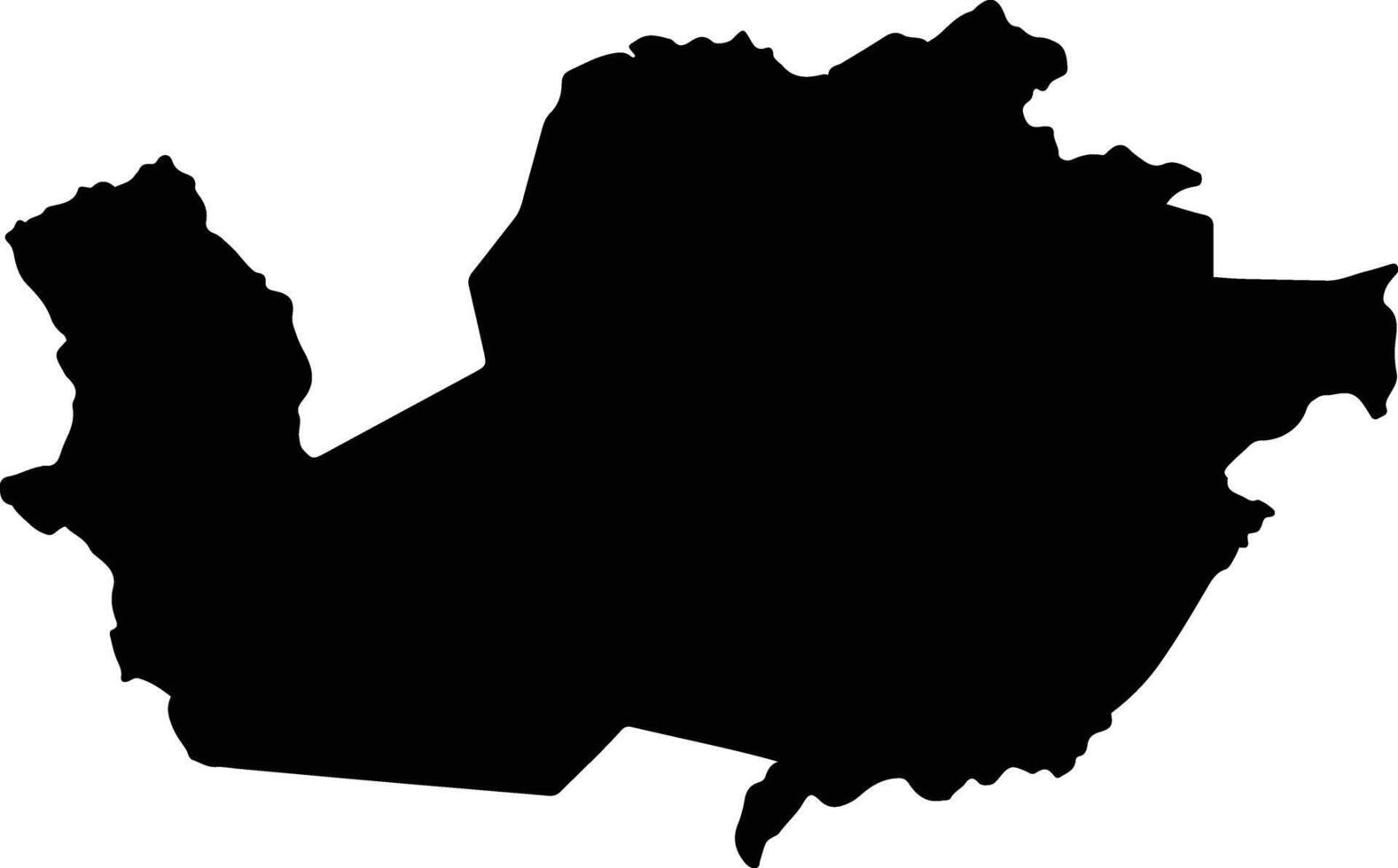 Sefwi Akontombra Ghana silhouette map vector