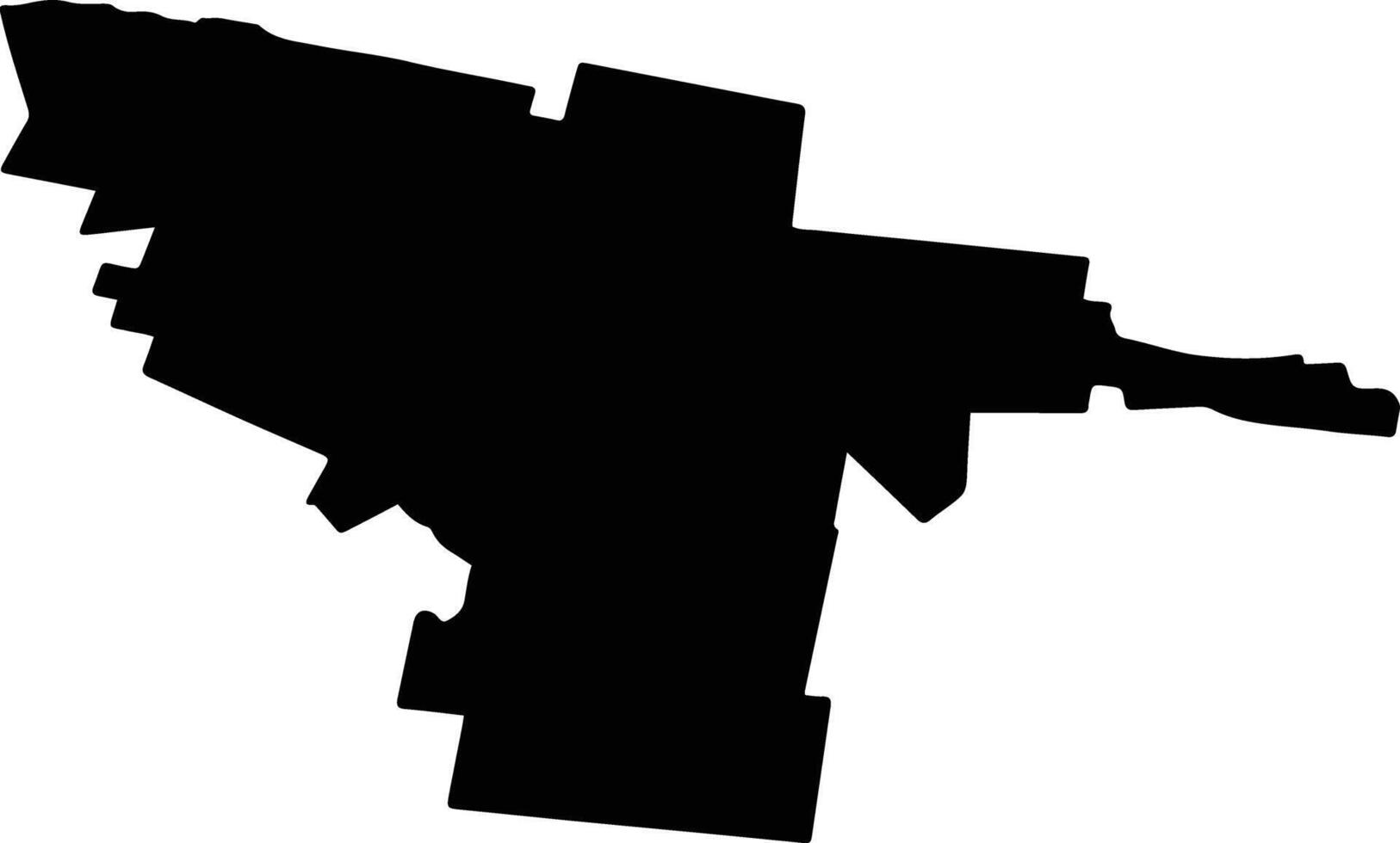 SEGARCEA Romania silhouette map vector