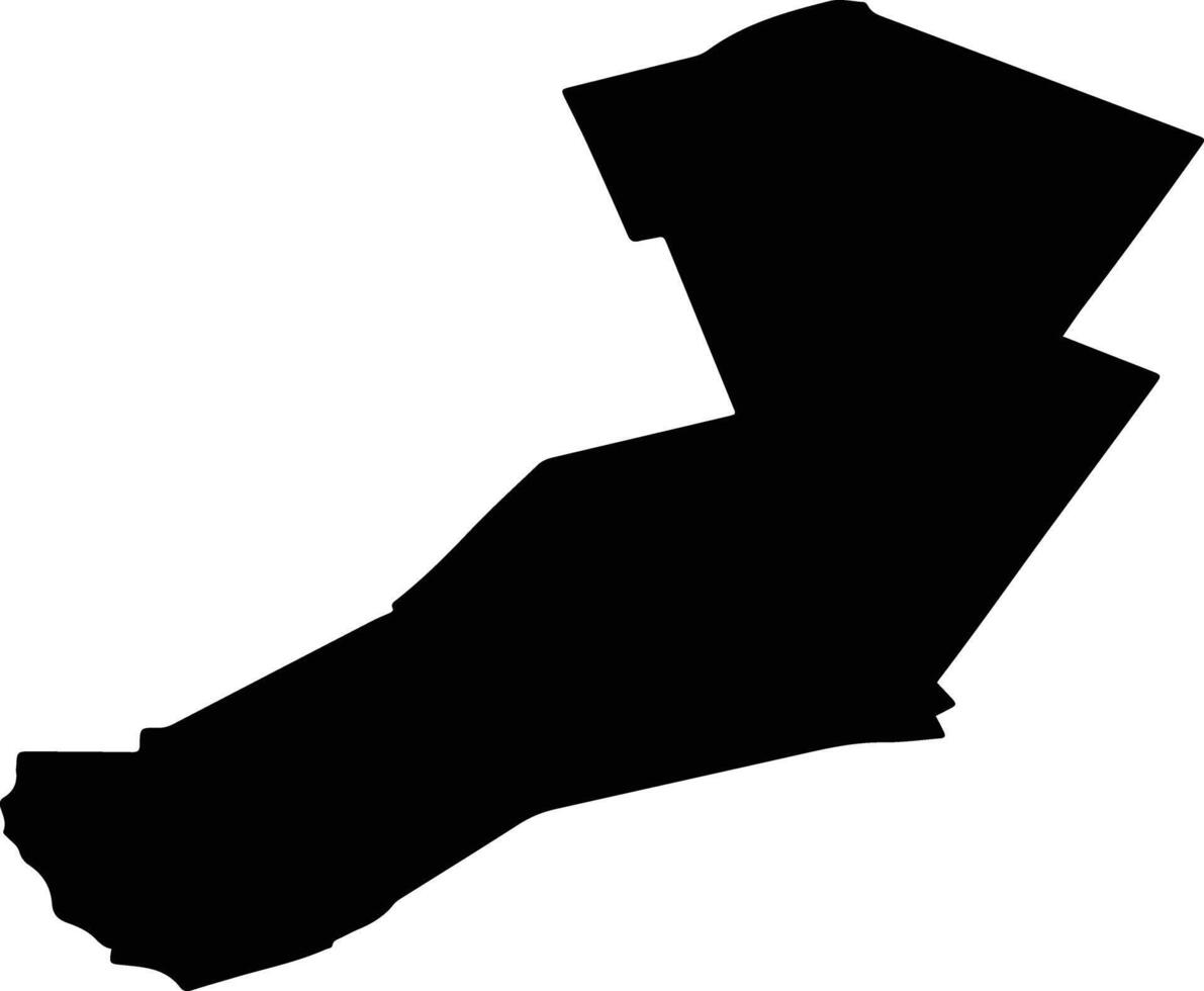 SEGARCEA VALE Romania silhouette map vector