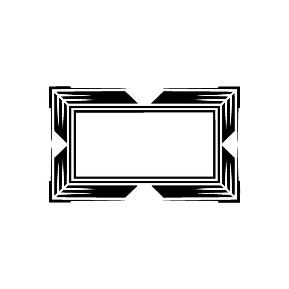 Geometric Frame, Minimalist, Modern Abstract, Minimalism - Pattern vector