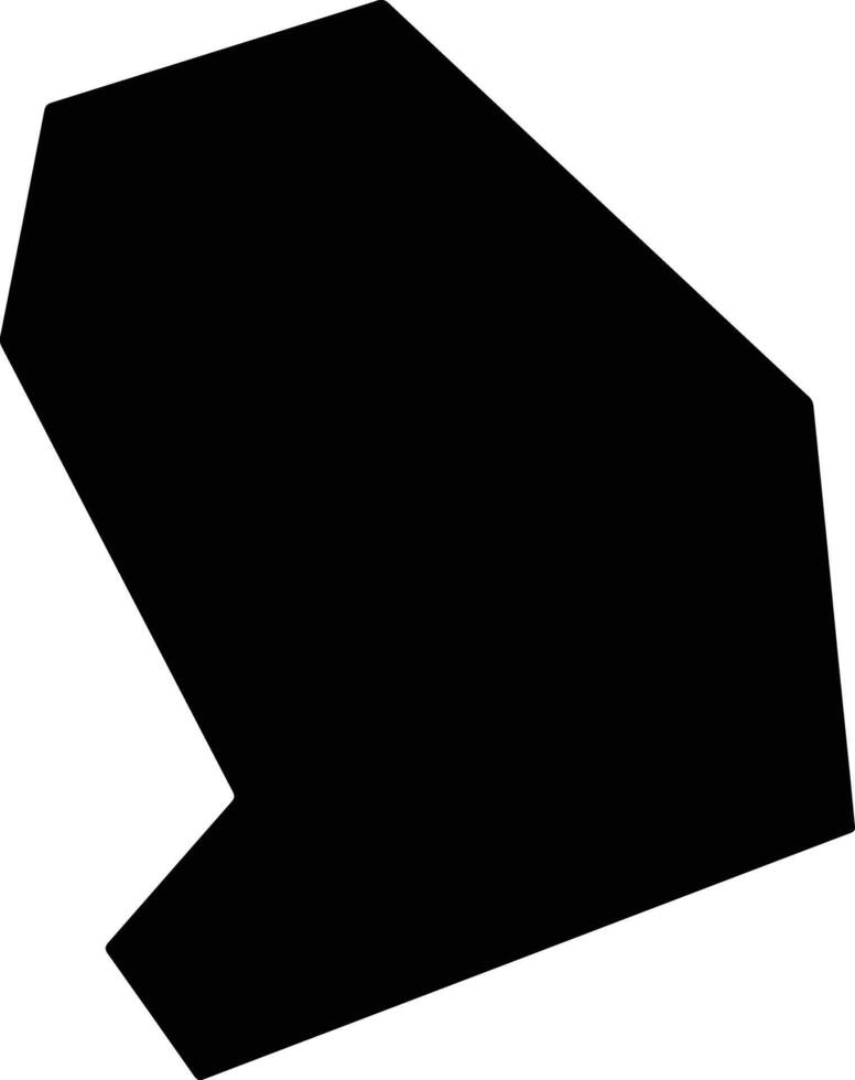 Seia Portugal silhouette map vector