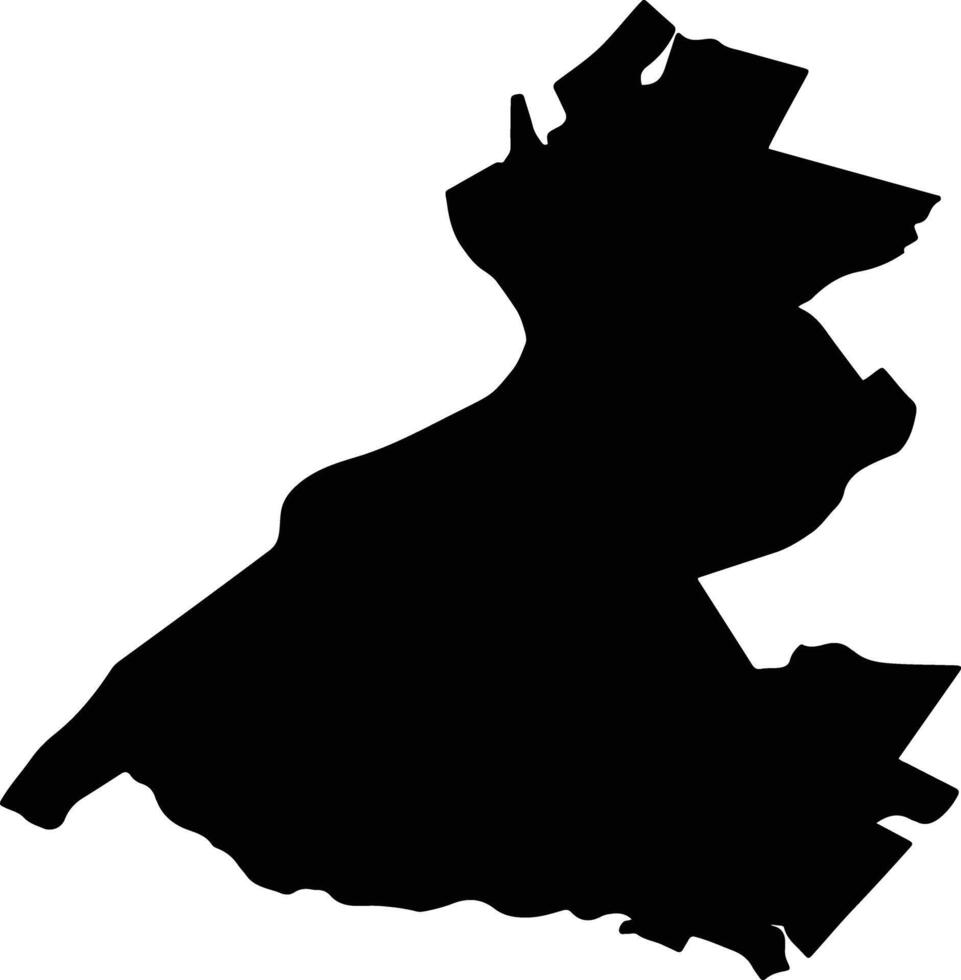 SEIMENI Romania silhouette map vector