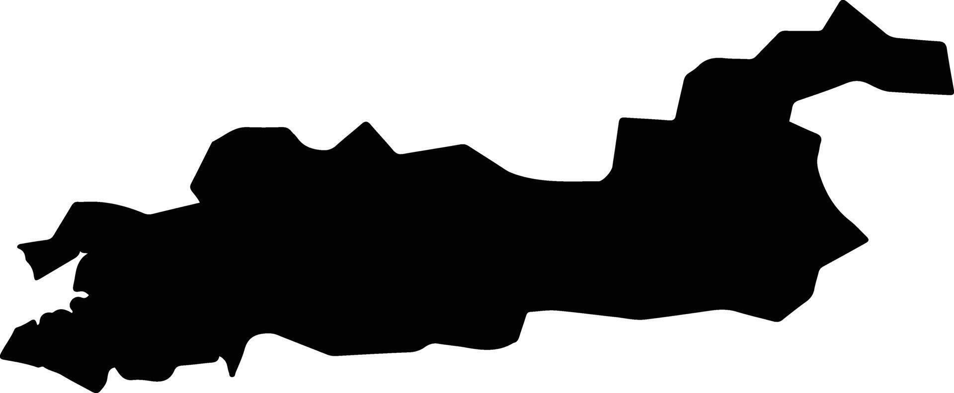 Seiyo Japan silhouette map vector