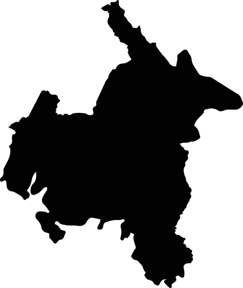 Seka Thailand silhouette map vector