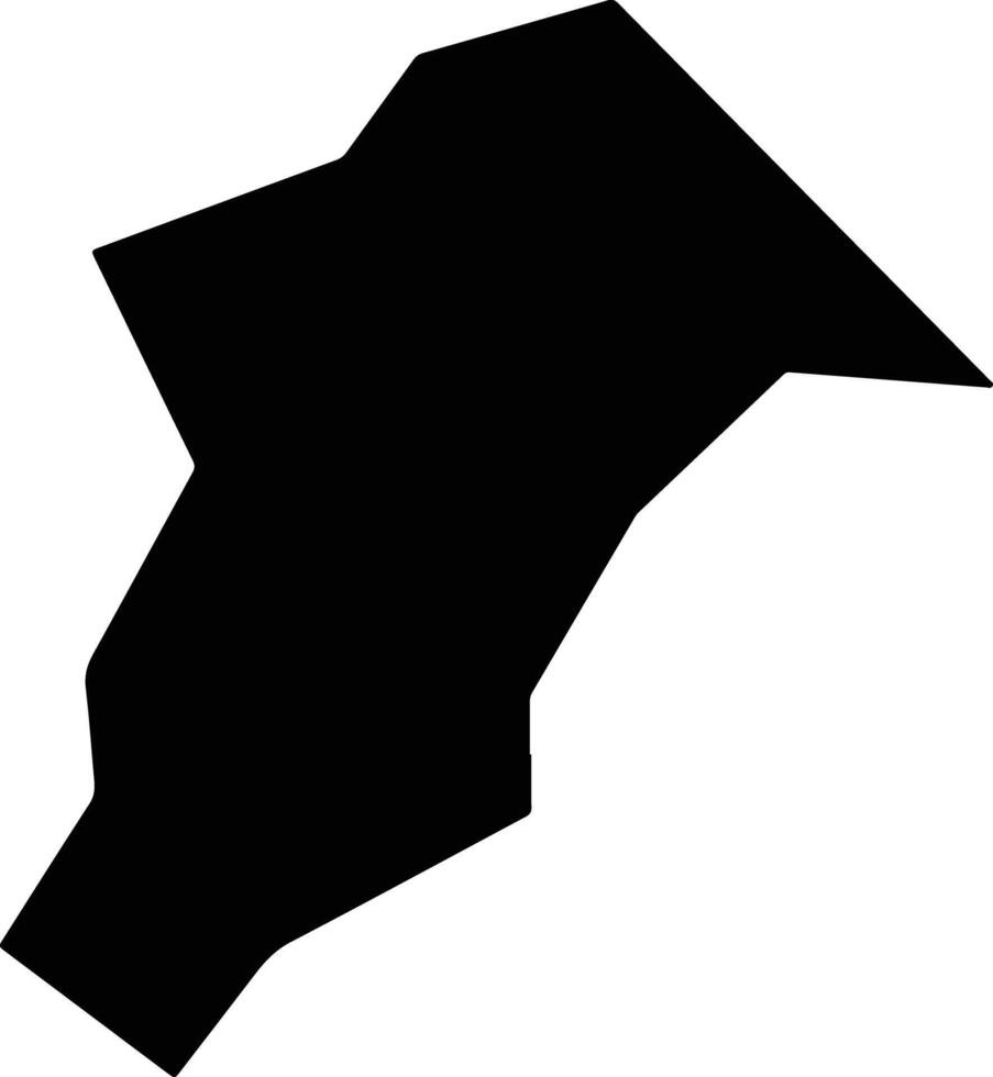 Sekigahara Japan silhouette map vector