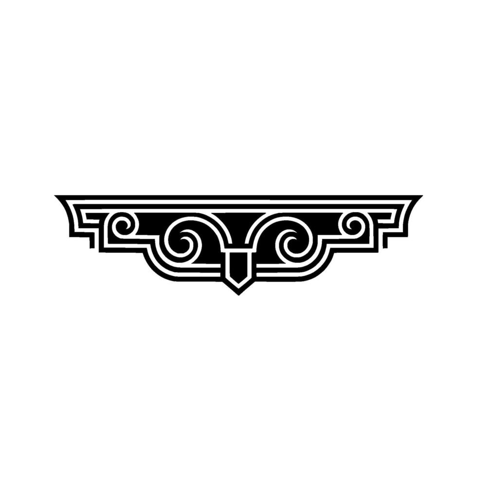 Intricate Celtic Ornament Border, Vintage Style - Decorative vector