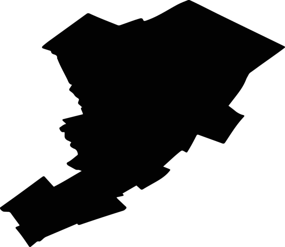 SELARU Romania silhouette map vector