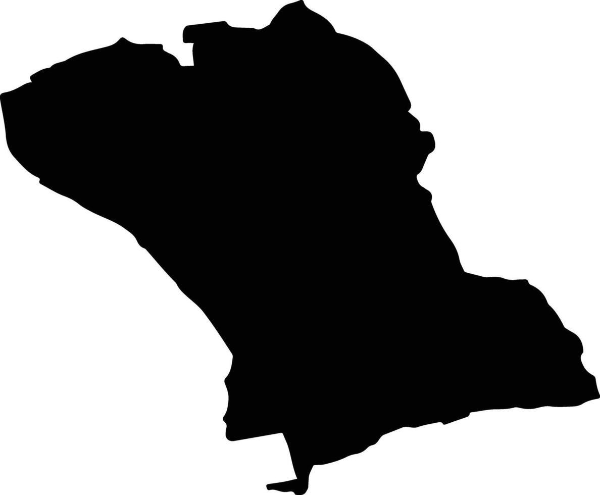 SELIMBAR Romania silhouette map vector