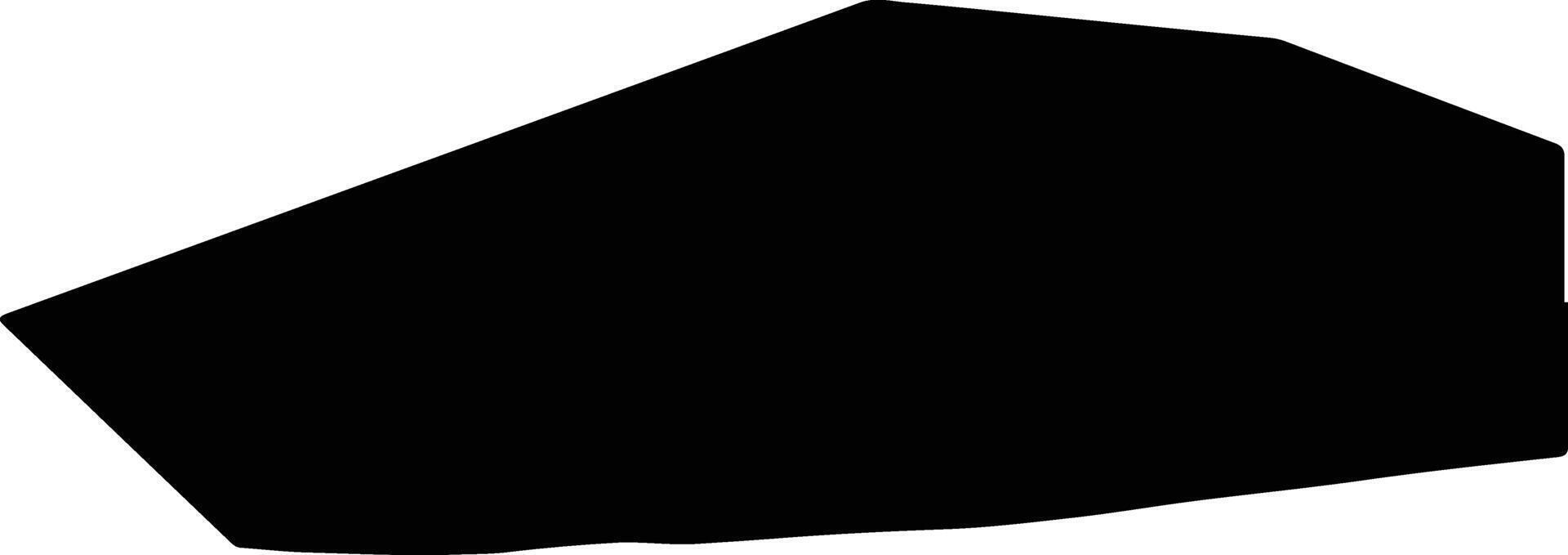 Seme Kpodji Benin silhouette map vector