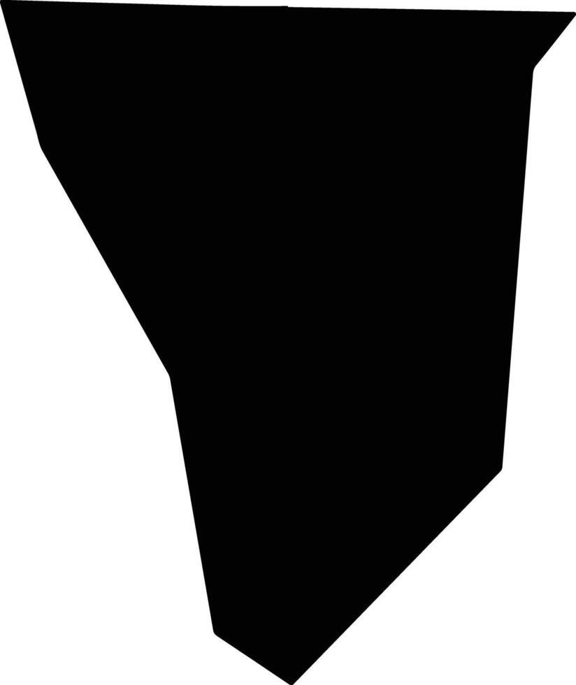 Seminole United States silhouette map vector