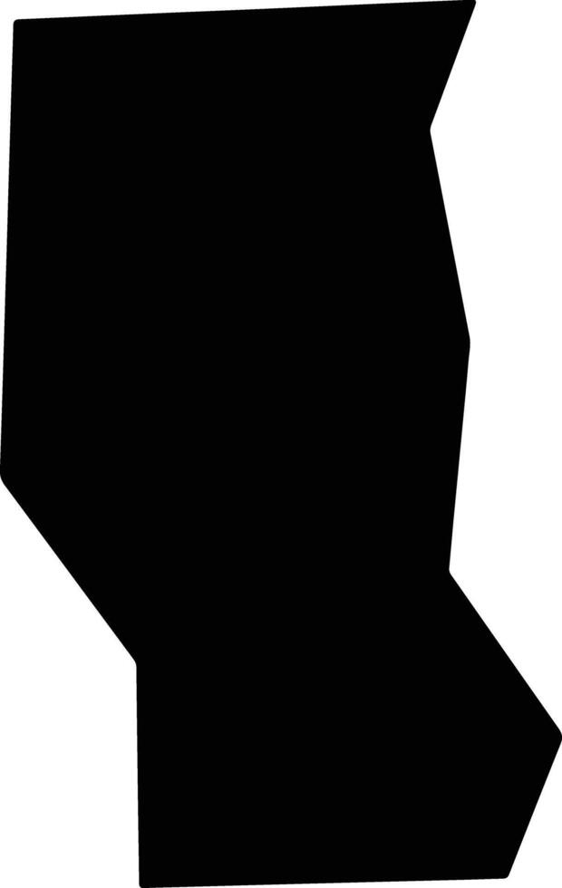 Seneca United States silhouette map vector