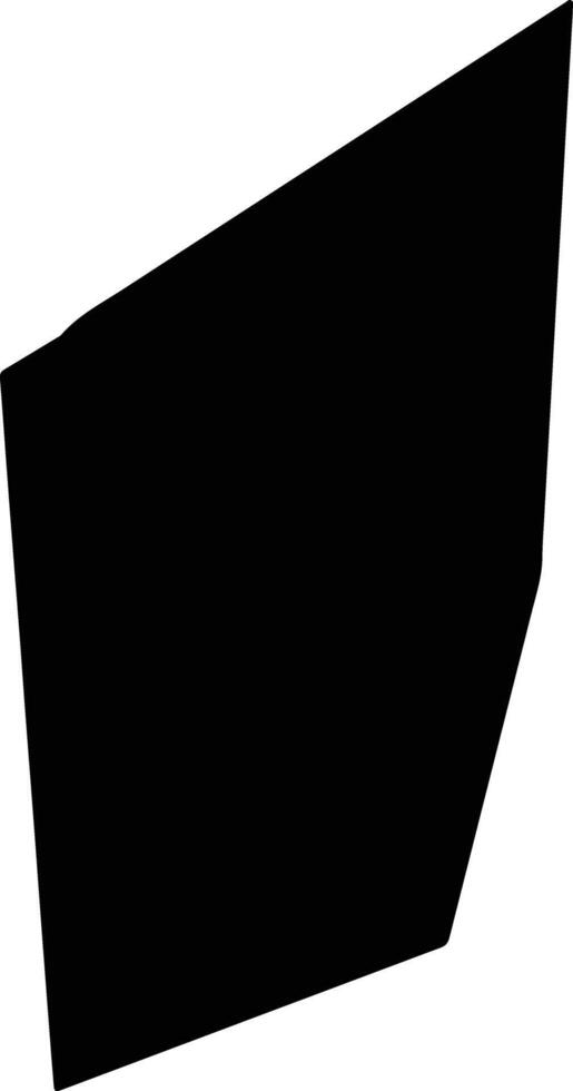 Sengkurong Brunei silhouette map vector