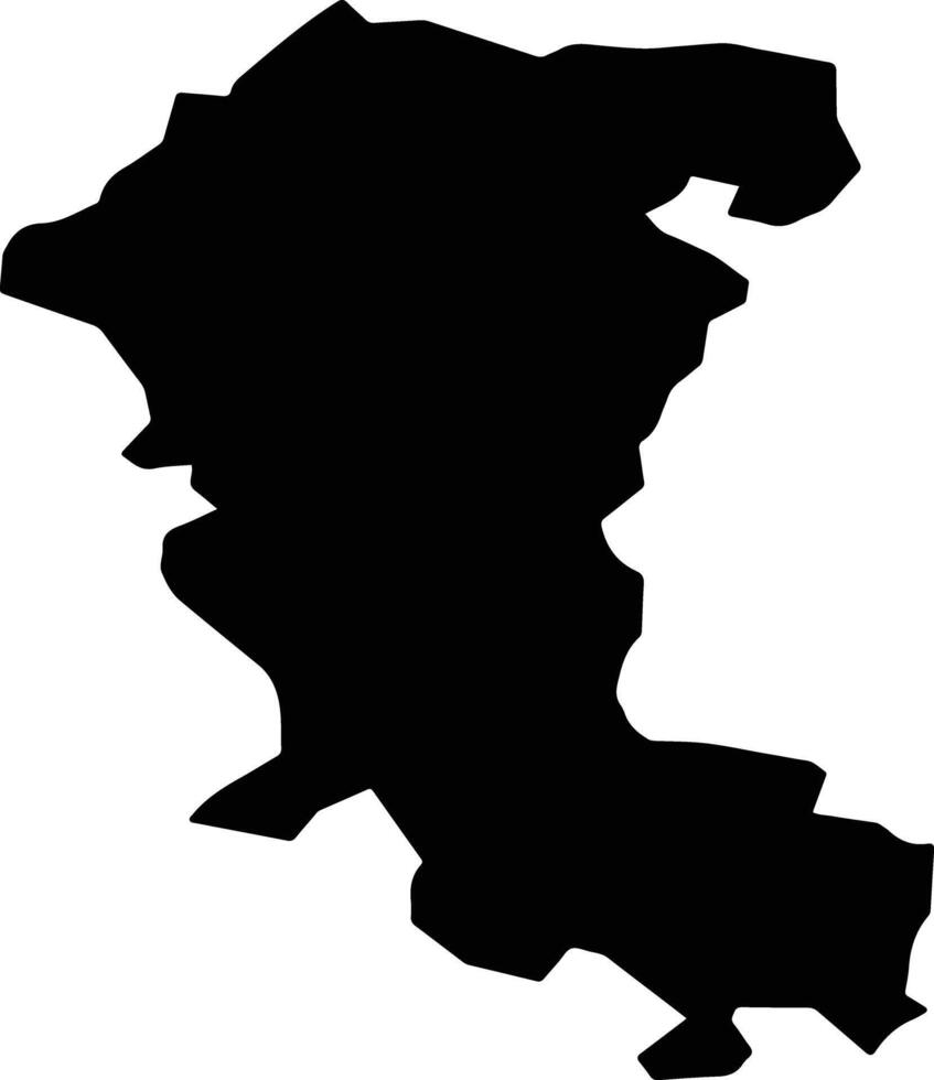 Sense Switzerland silhouette map vector
