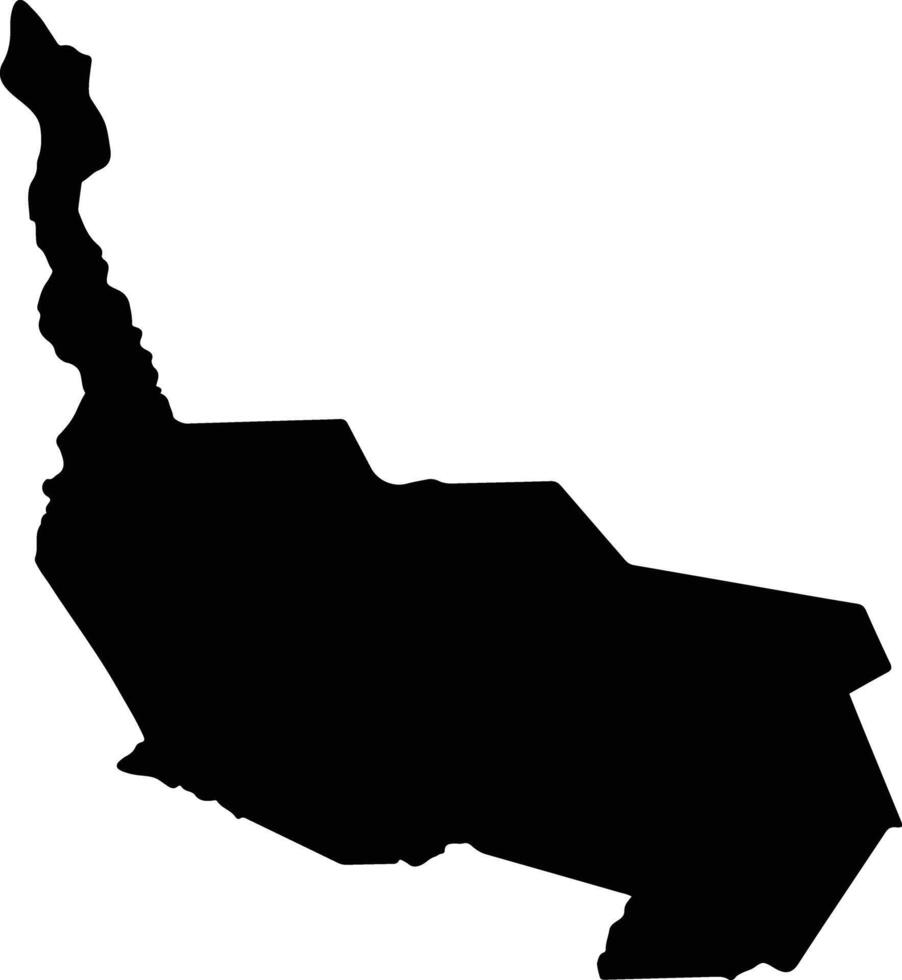 Sensenti Honduras silhouette map vector