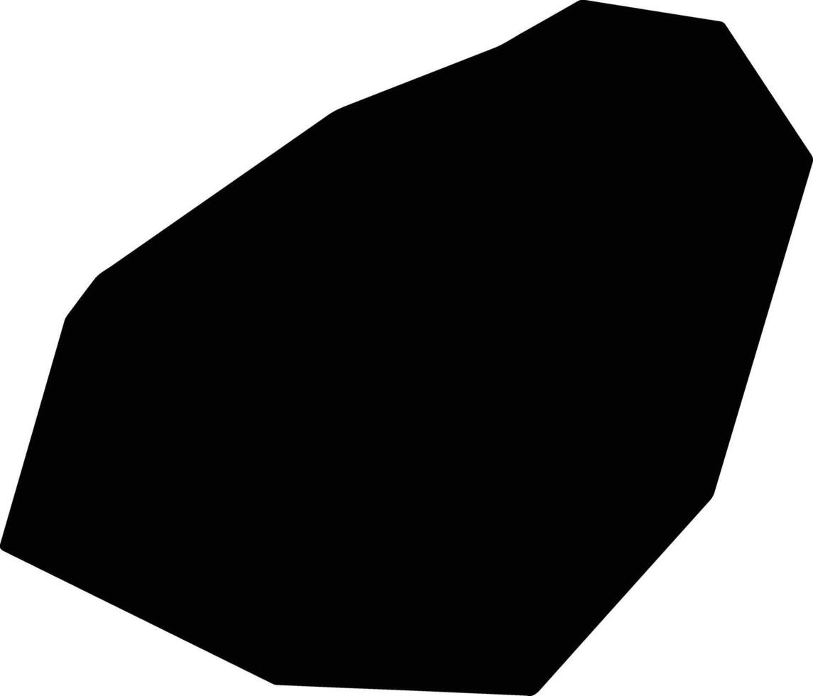 Seongnam si South Korea silhouette map vector