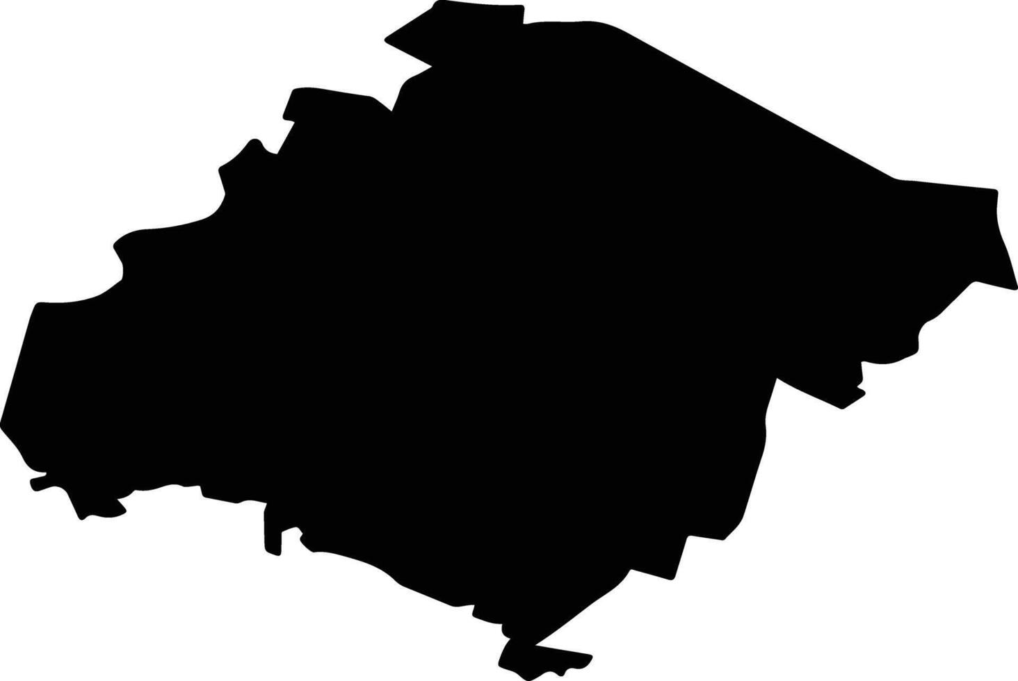 SEPREUS Romania silhouette map vector