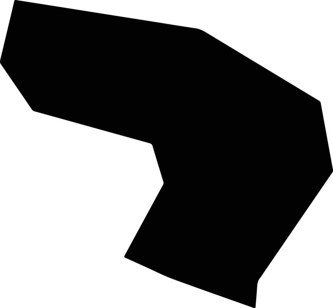 Septemvri Bulgaria silhouette map vector