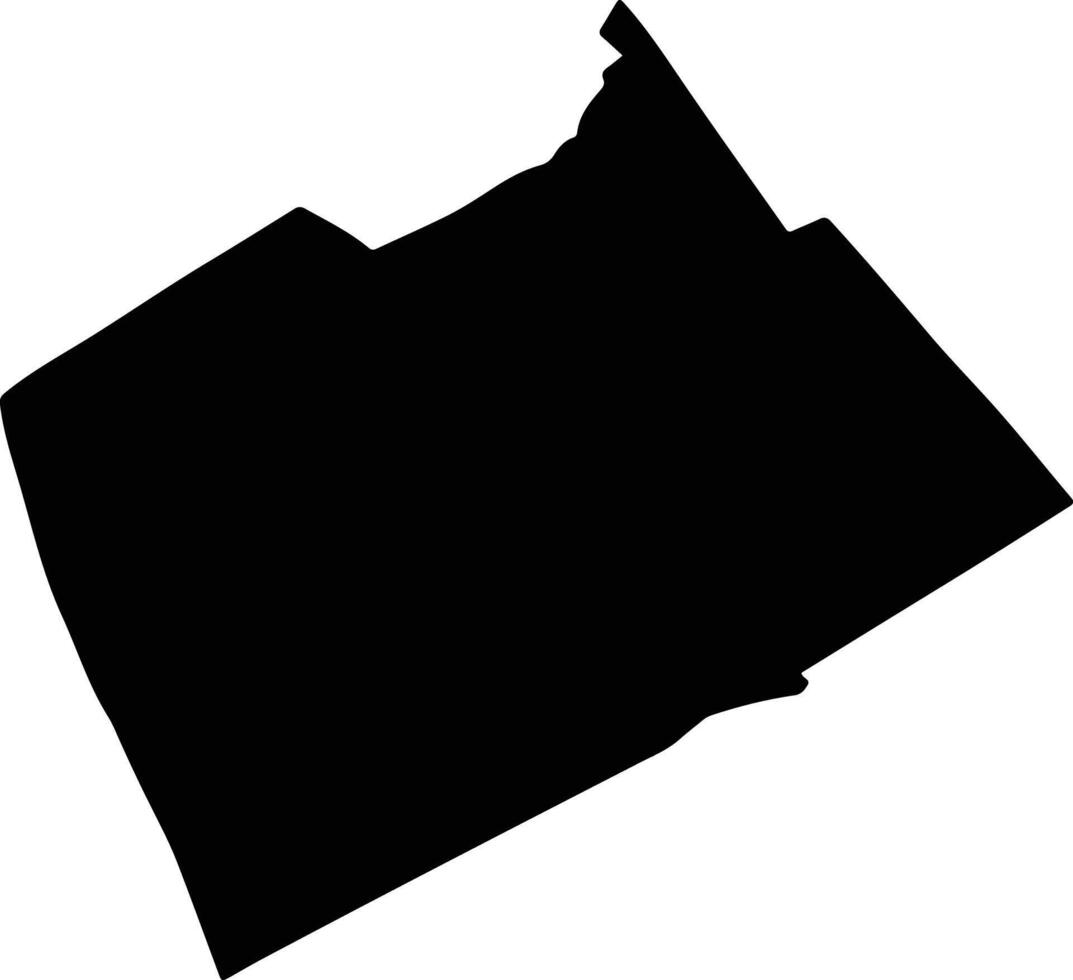 SERBANESTI Romania silhouette map vector