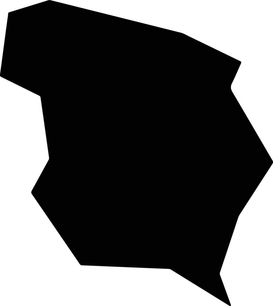 Sericita Brazil silhouette map vector