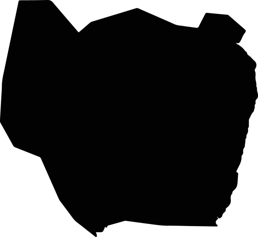 Serra Brazil silhouette map vector