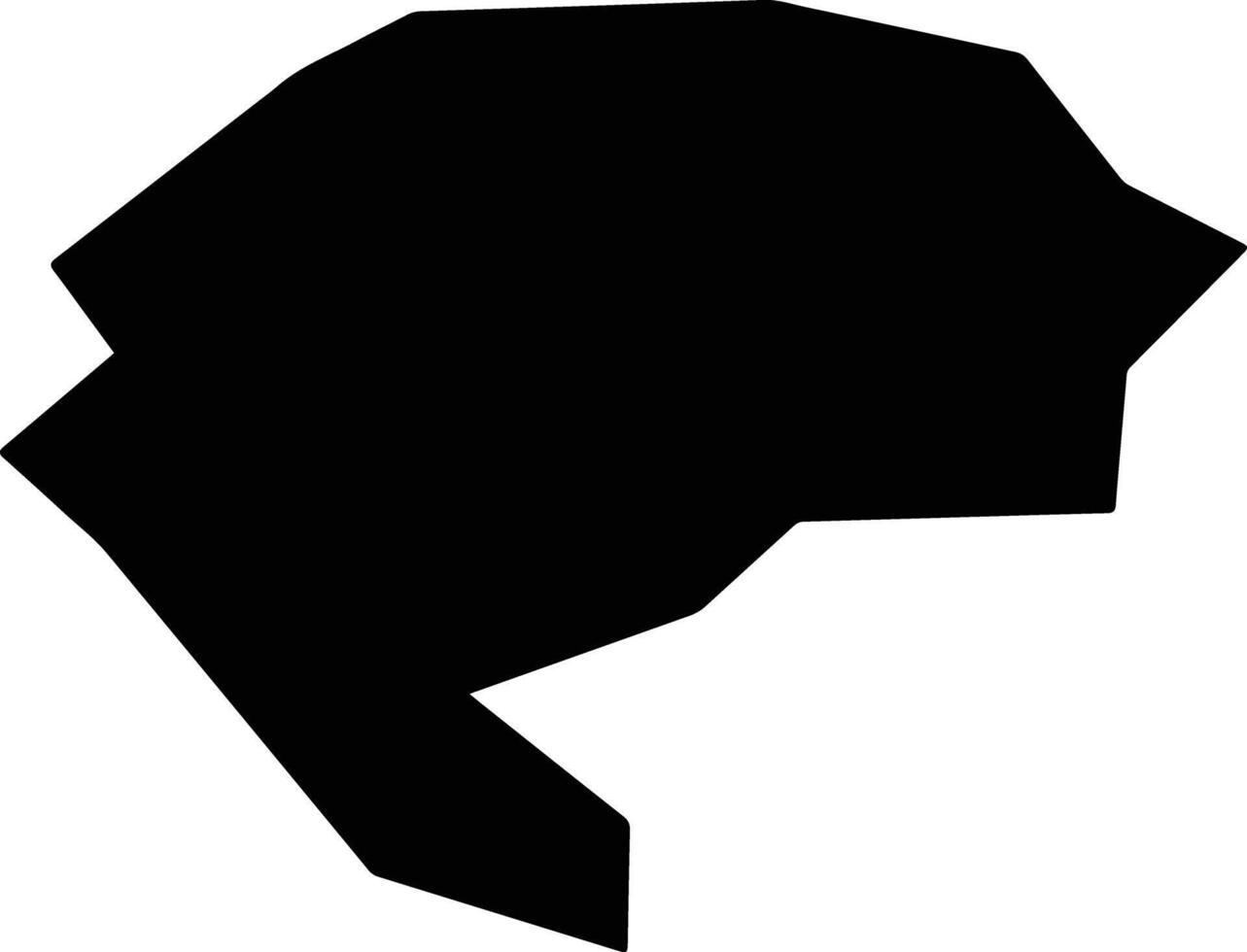 Serrania Brazil silhouette map vector
