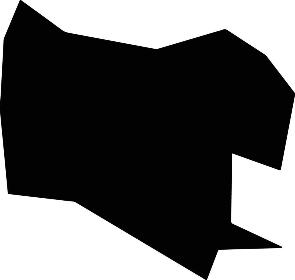 Setagaya Japan silhouette map vector