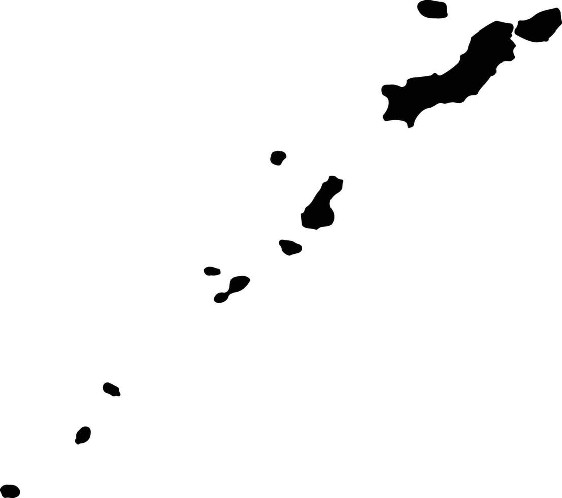 Severo Kurilsky District Russia silhouette map vector