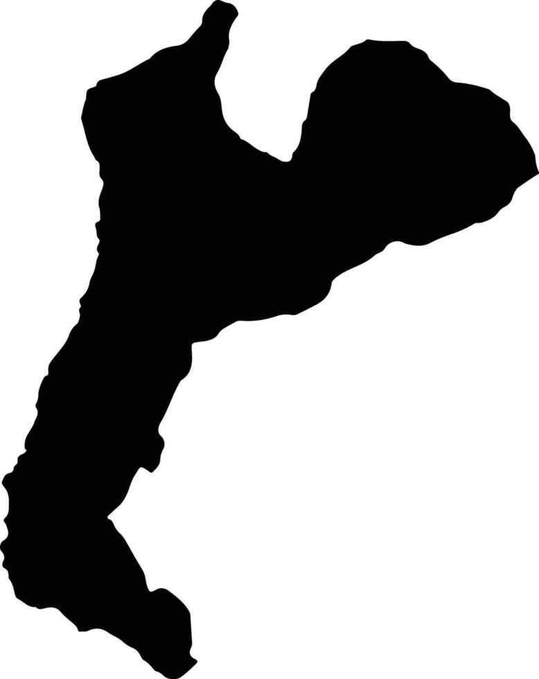 Sevilla de Oro Ecuador silhouette map vector