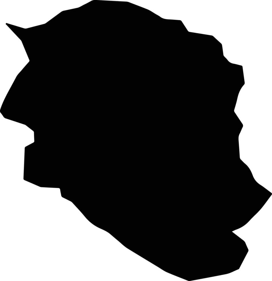 Shahada Afghanistan silhouette map vector