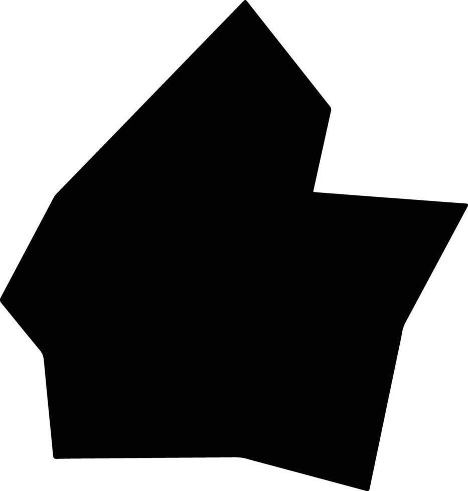 Shangjianglahuzhuvazhublangzuzizhixian China silhouette map vector