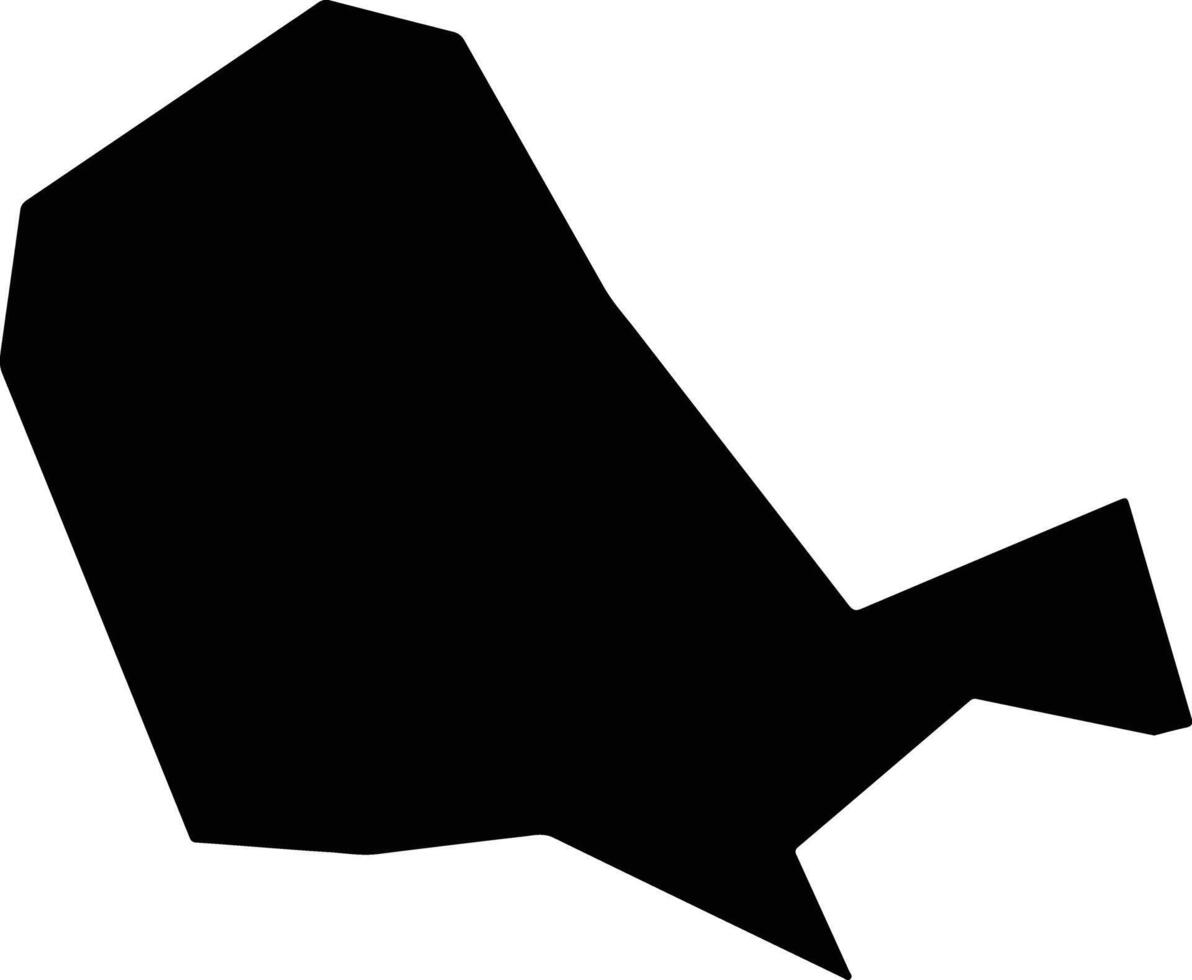 Shangduxian China silhouette map vector