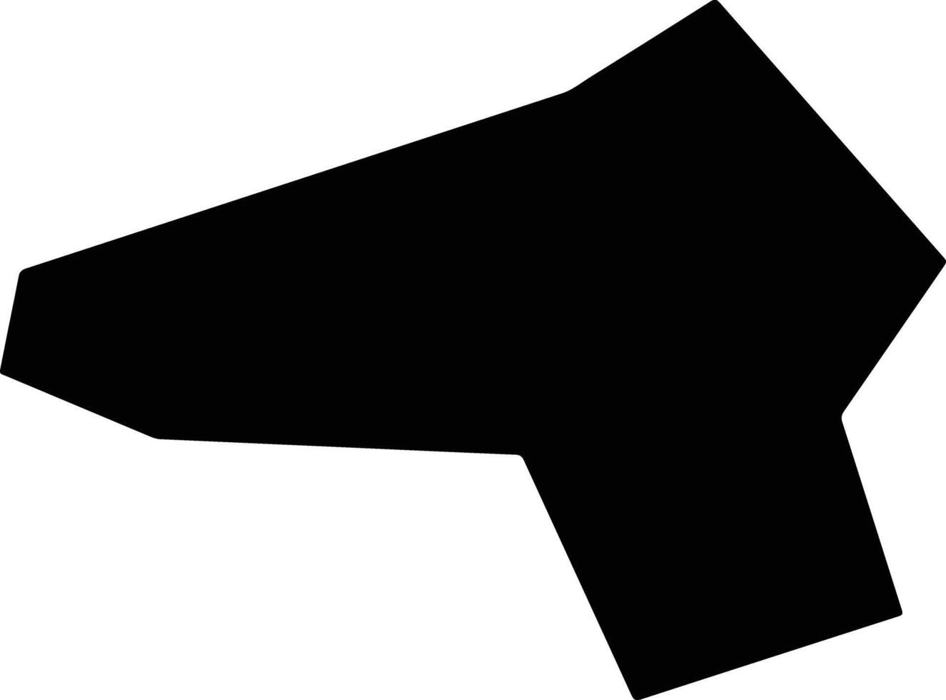 Shangyouxian China silhouette map vector