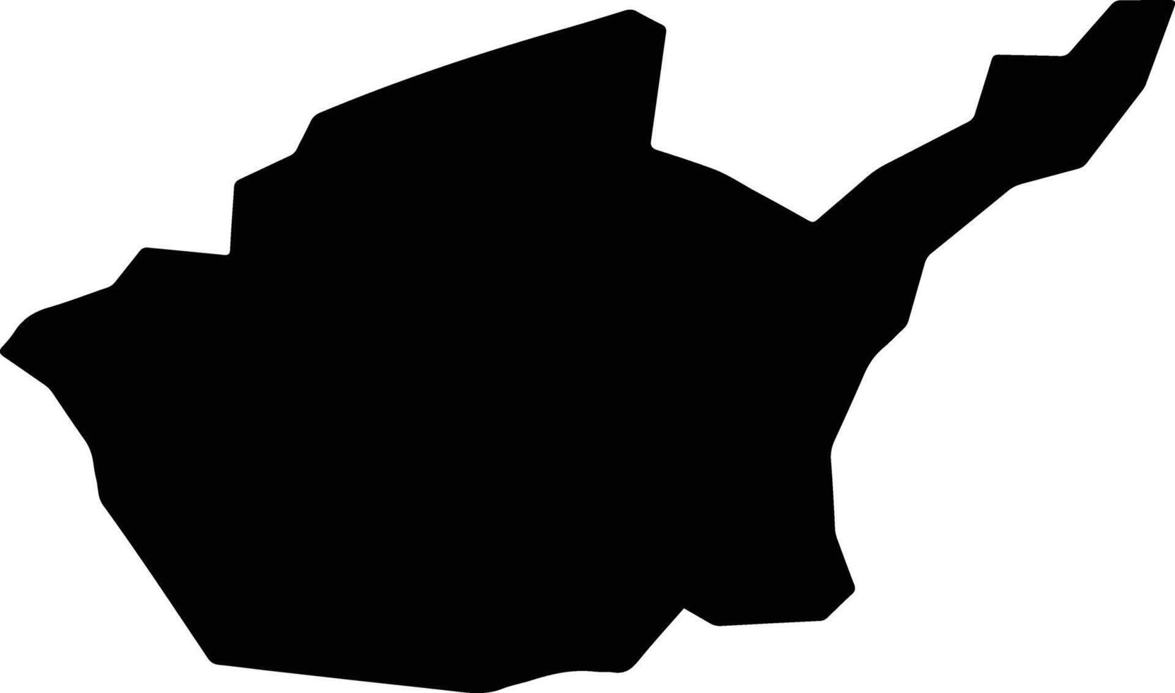 Shani Nigeria silhouette map vector