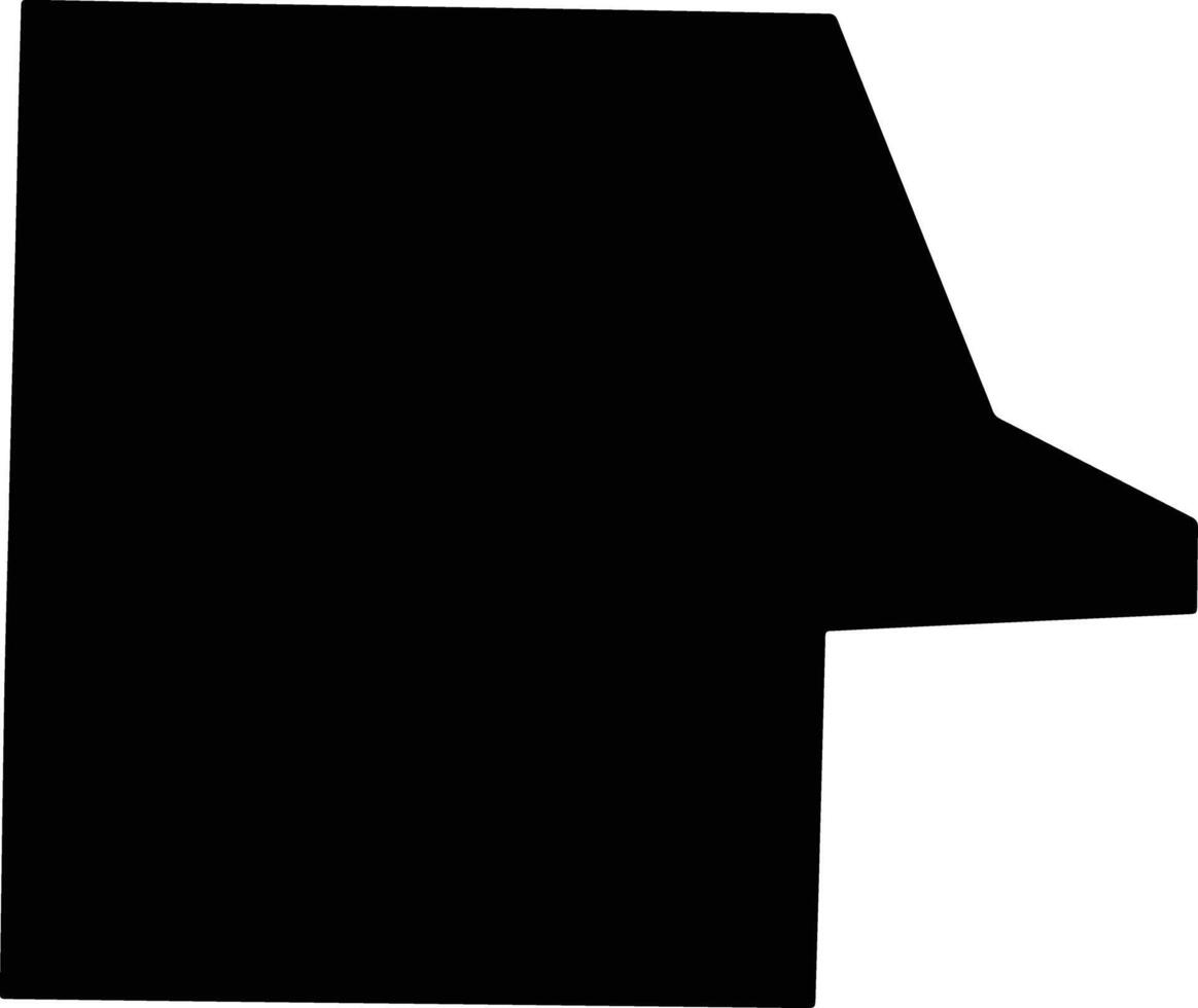 Shannon United States silhouette map vector