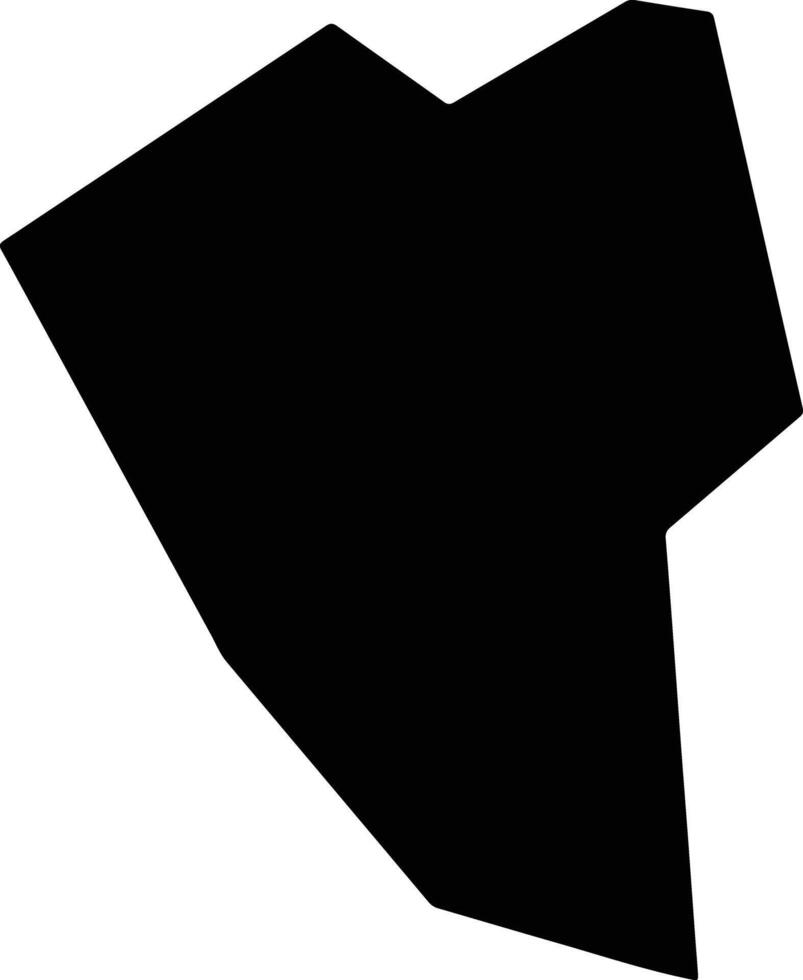 Shantaixian China silhouette map vector