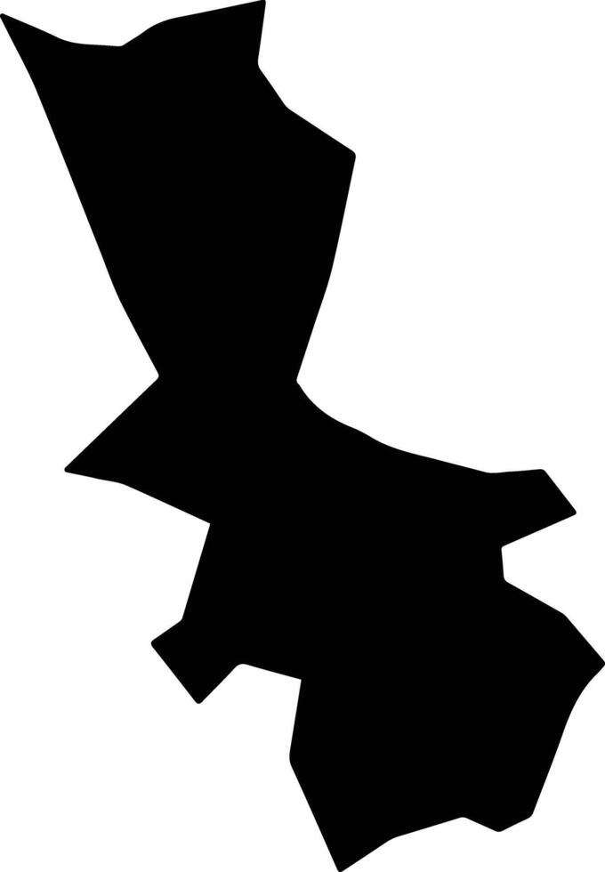 Sharas Yemen silhouette map vector