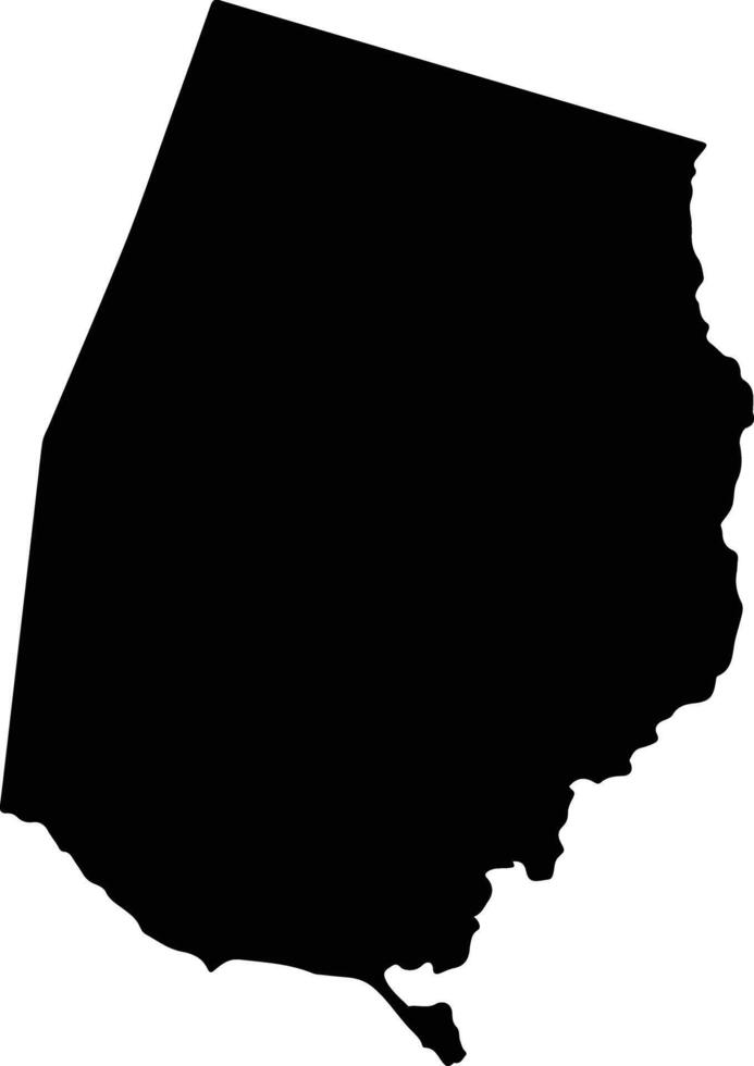 Sharm el Sheikh Egypt silhouette map vector