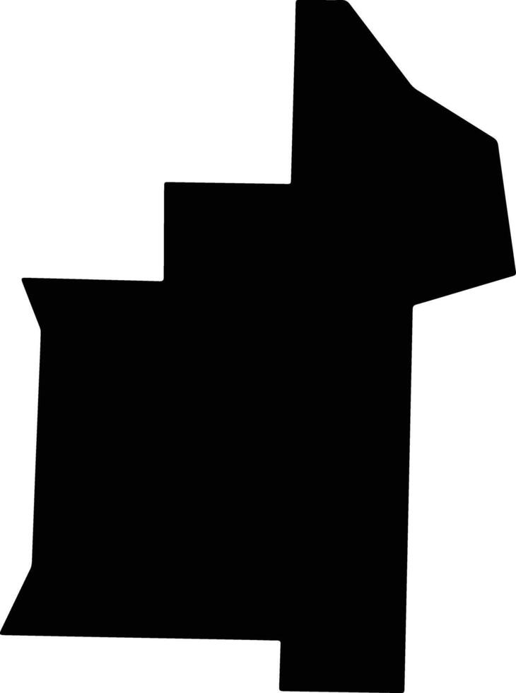 Sharp United States silhouette map vector