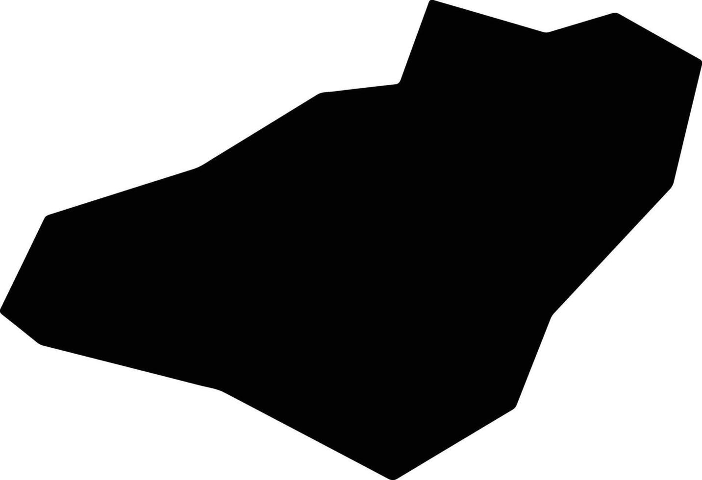 Shawak Afghanistan silhouette map vector