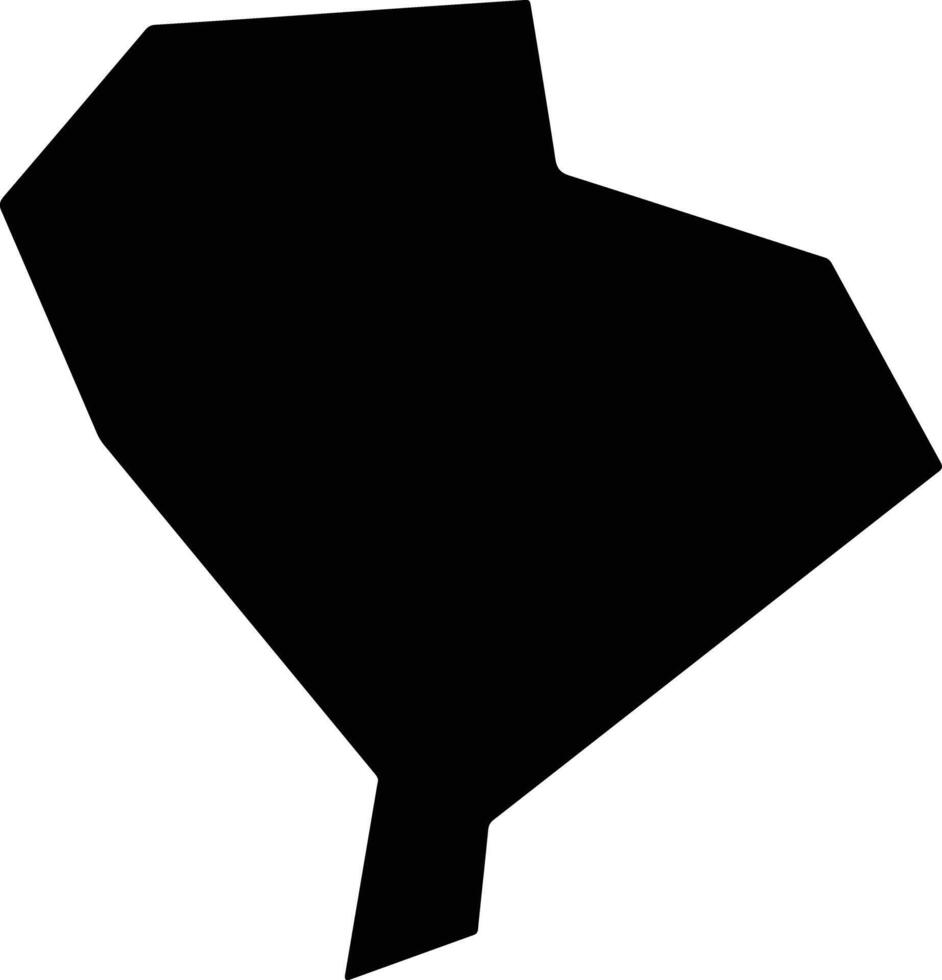 Shaxian China silhouette map vector