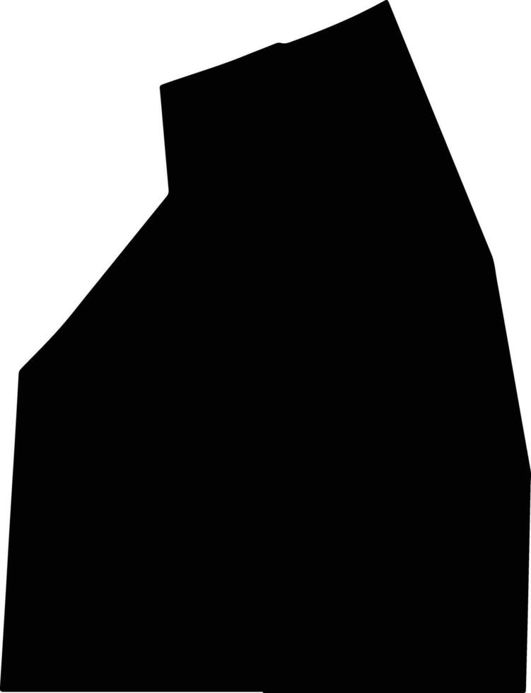 Shaykh Zuwayd Egypt silhouette map vector