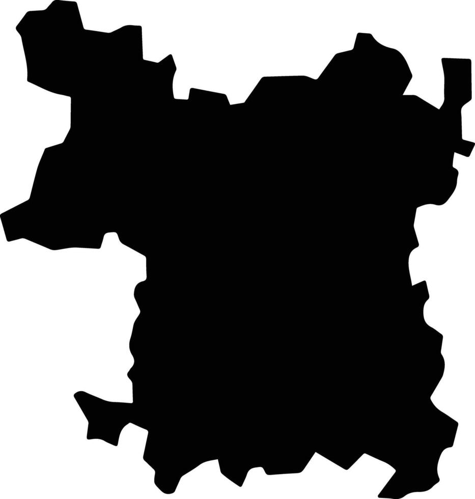 Sheikhpura India silhouette map vector